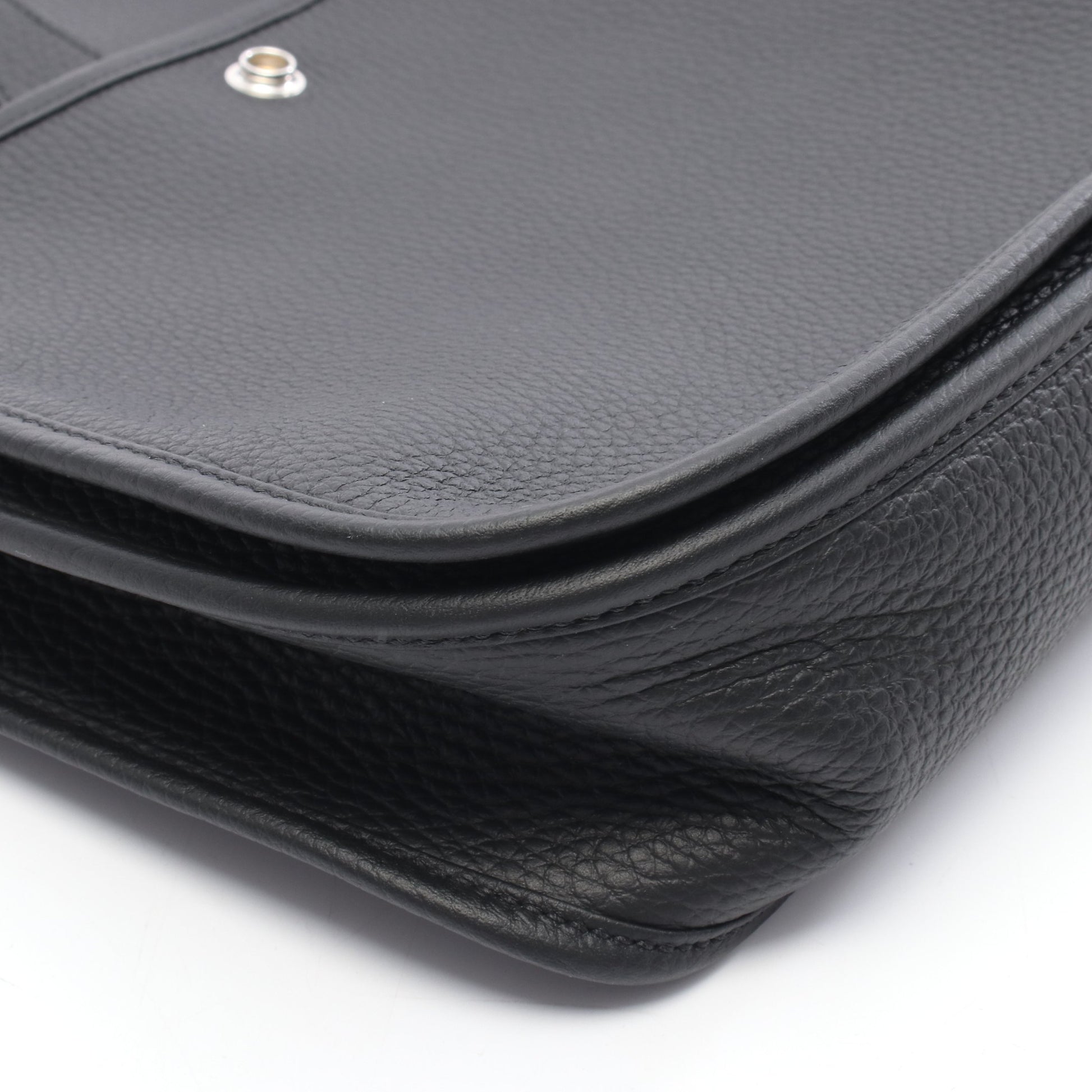 エヴリン 3 トロワ PM ショルダーバッグ トリヨンクレマンス ブラック シルバー金具 K刻印 エルメス バッグ HERMES