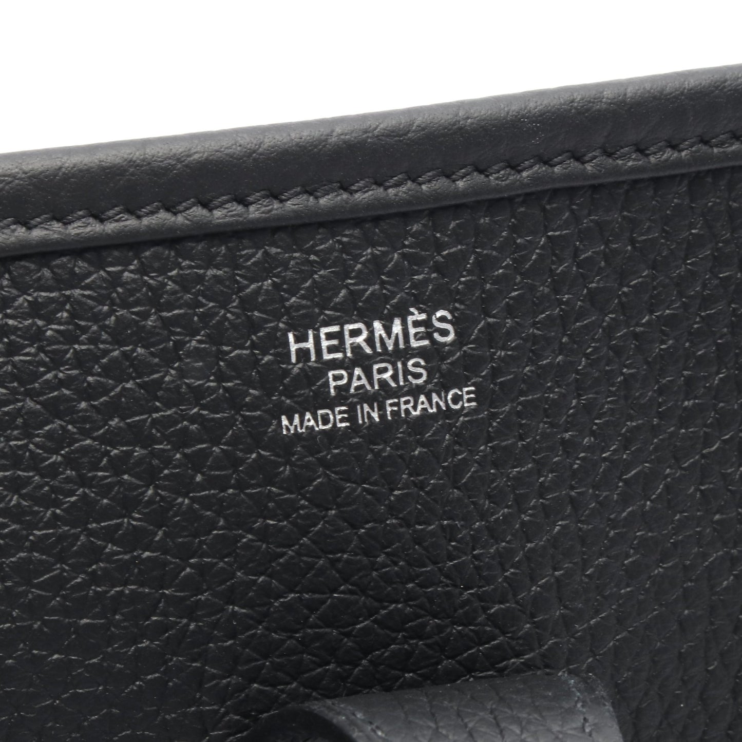エヴリン 3 トロワ PM ショルダーバッグ トリヨンクレマンス ブラック シルバー金具 K刻印 エルメス バッグ HERMES