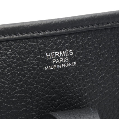 エヴリン 3 トロワ PM ショルダーバッグ トリヨンクレマンス ブラック シルバー金具 K刻印 エルメス バッグ HERMES