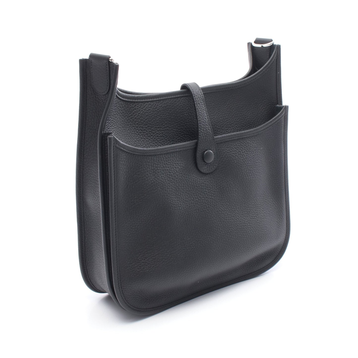 エヴリン 3 トロワ PM ショルダーバッグ トリヨンクレマンス ブラック シルバー金具 K刻印 エルメス バッグ HERMES
