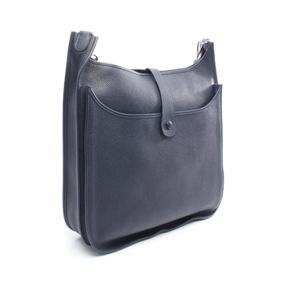 エヴリン 3 トロワ TGM ショルダーバッグ トリヨンクレマンス ネイビー シルバー金具 C刻印 エルメス バッグ HERMES