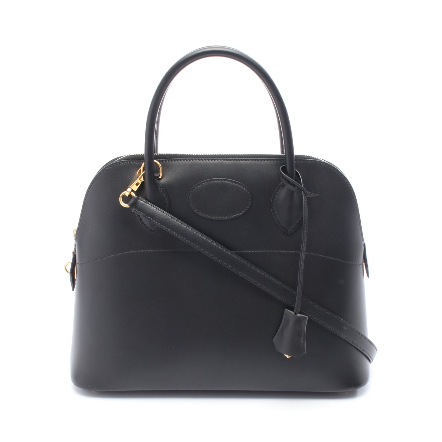 ボリード31 ハンドバッグ タデラクト ブラック ゴールド金具 □G刻印 エルメス バッグ HERMES