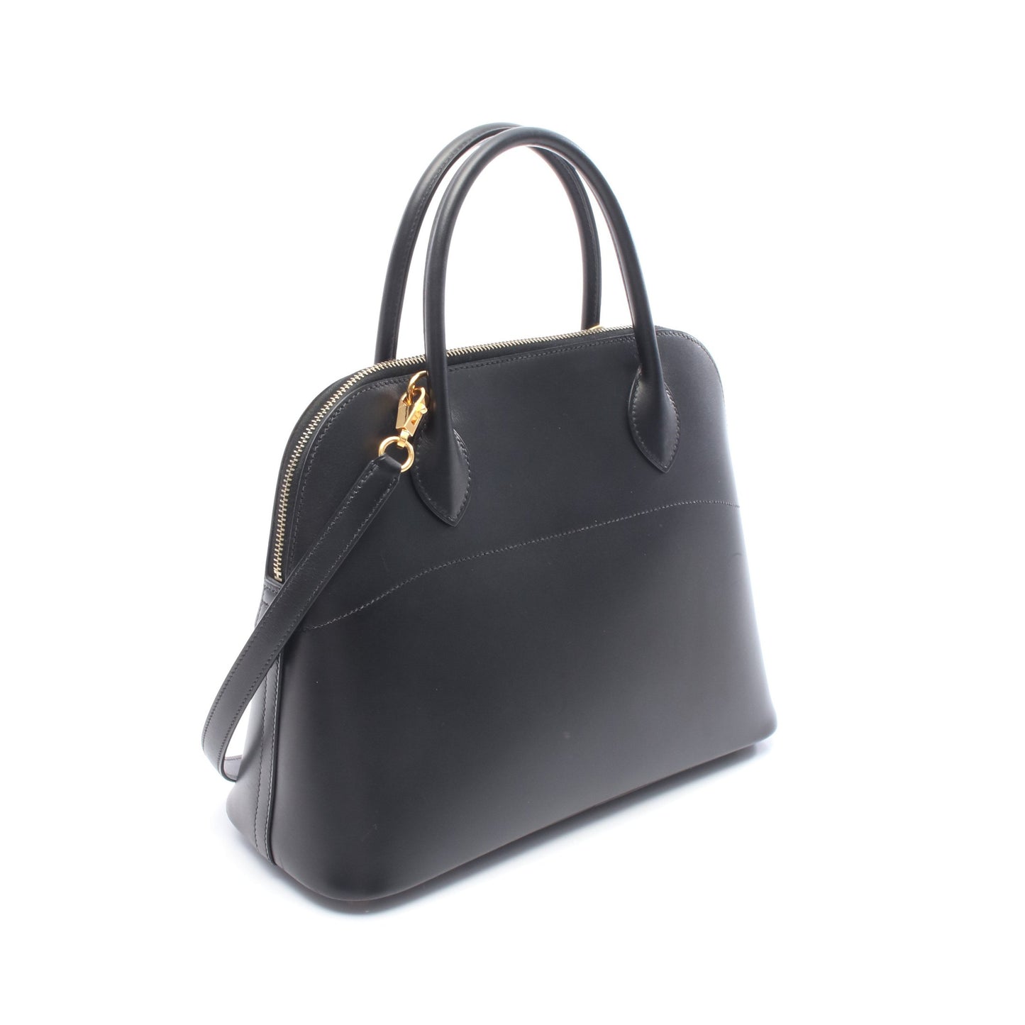 ボリード31 ハンドバッグ タデラクト ブラック ゴールド金具 □G刻印 エルメス バッグ HERMES