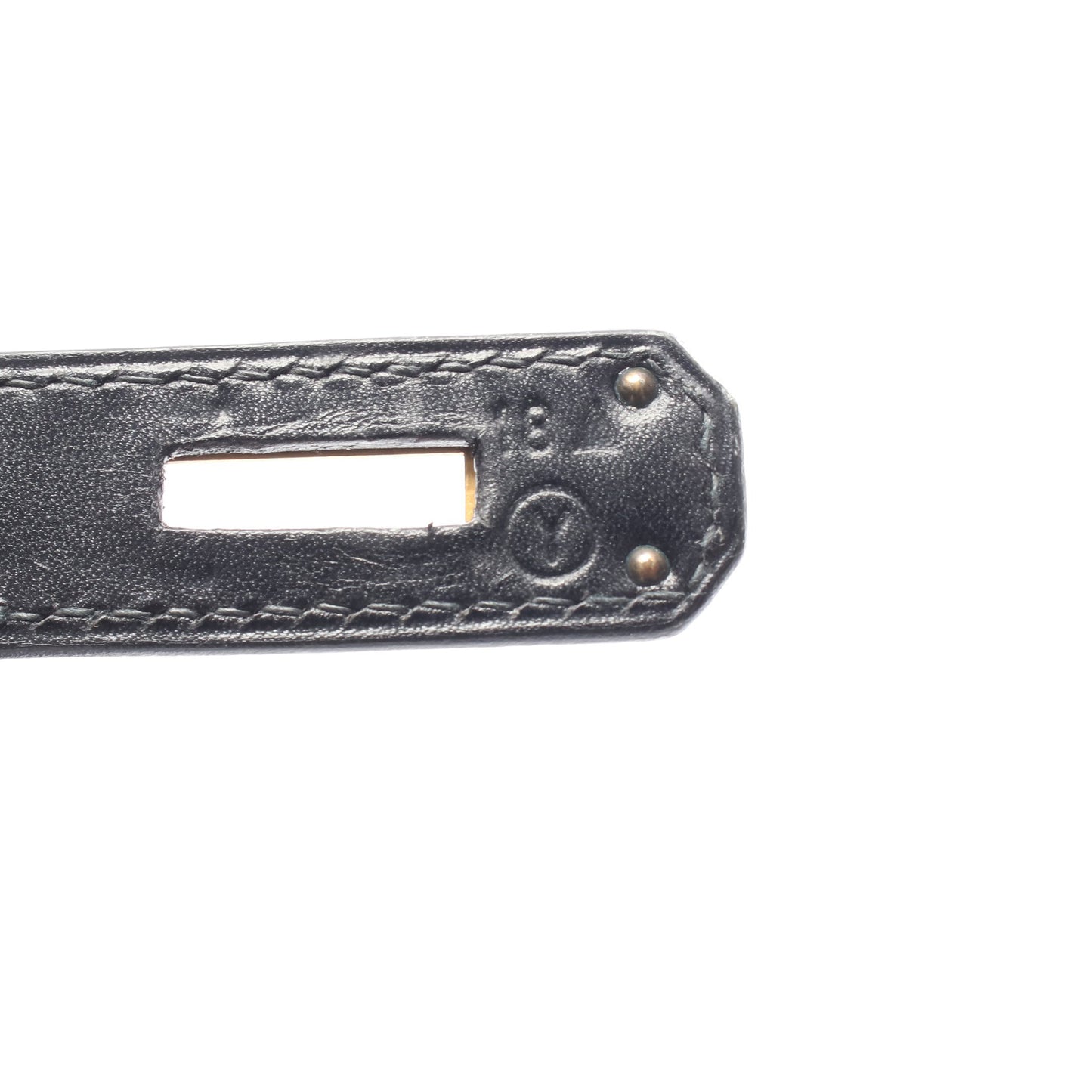 ケリー28 ハンドバッグ ボックスカーフ ブラック ゴールド金具 外縫い 2WAY ○Y刻印 エルメス バッグ HERMES