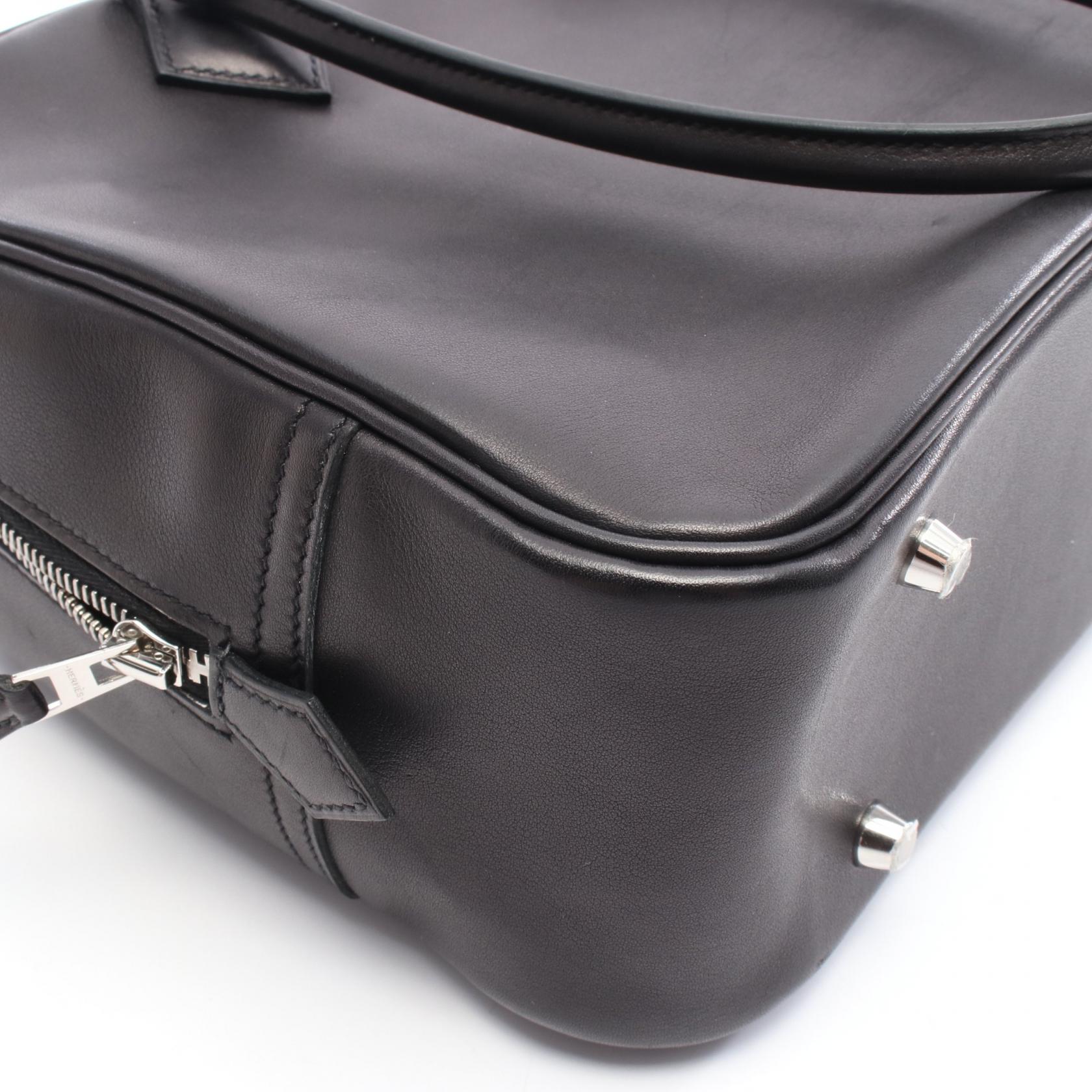 プリュム28 ハンドバッグ ヴォースイフト ブラック シルバー金具 Y刻印 エルメス バッグ HERMES