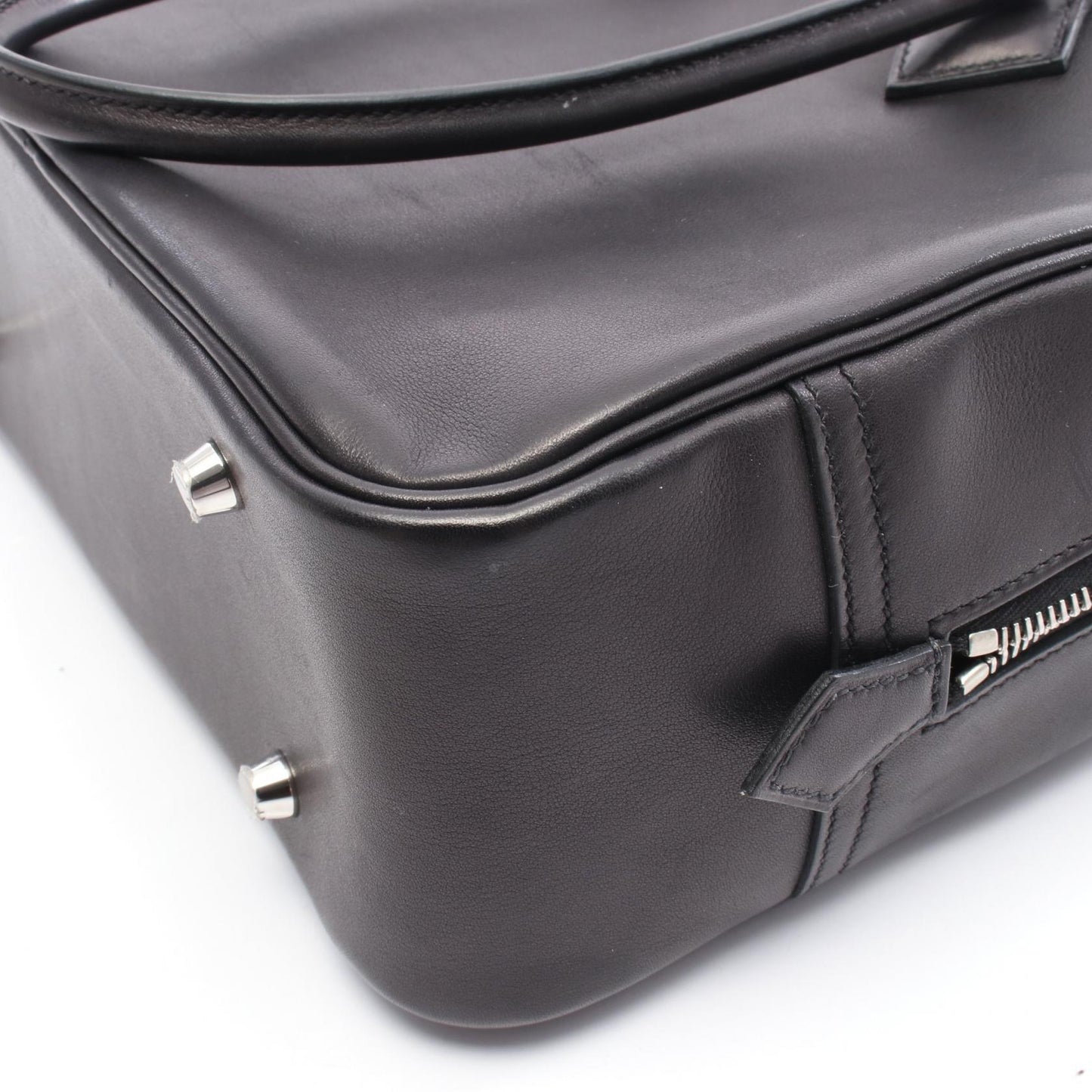 プリュム28 ハンドバッグ ヴォースイフト ブラック シルバー金具 Y刻印 エルメス バッグ HERMES