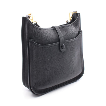 エヴリン 3 トロワ PM ショルダーバッグ トリヨンクレマンス ブラック ゴールド金具 D刻印 エルメス バッグ HERMES