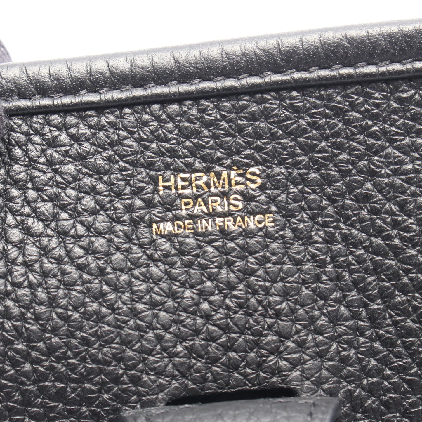 エヴリン 3 トロワ PM ショルダーバッグ トリヨンクレマンス ブラック ゴールド金具 D刻印 エルメス バッグ HERMES