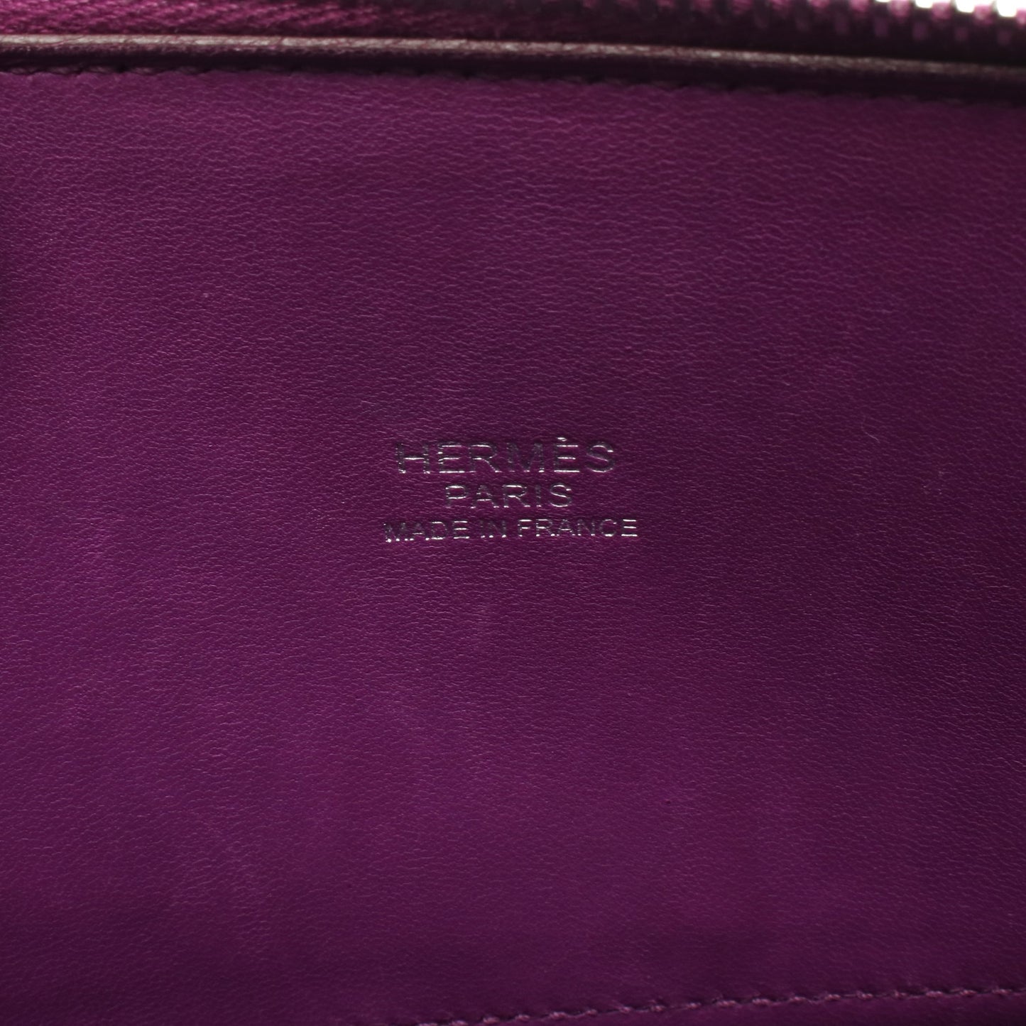 ボリード27 アネモネ ハンドバッグ ヴォーエプソン パープル シルバー金具 2WAY □R刻印 エルメス バッグ HERMES