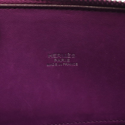 ボリード27 アネモネ ハンドバッグ ヴォーエプソン パープル シルバー金具 2WAY □R刻印 エルメス バッグ HERMES