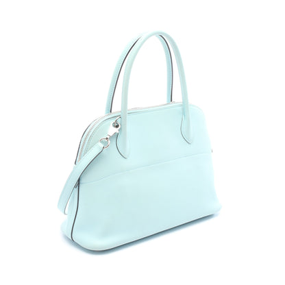 ボリード27 ブルーゼフィール ハンドバッグ ヴォースイフト ライトブルー シルバー金具 A刻印 エルメス バッグ HERMES