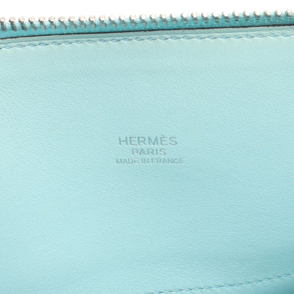 ボリード27 ブルーゼフィール ハンドバッグ ヴォースイフト ライトブルー シルバー金具 A刻印 エルメス バッグ HERMES