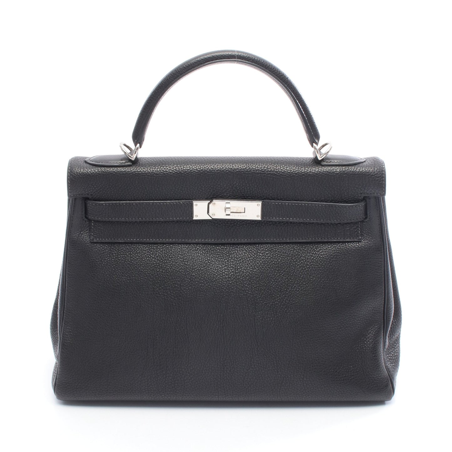 ケリー32 ハンドバッグ トゴ ブラック シルバー金具 内縫い 2WAY □E刻印 エルメス バッグ HERMES