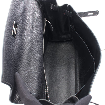 ケリー32 ハンドバッグ トゴ ブラック シルバー金具 内縫い 2WAY □E刻印 エルメス バッグ HERMES
