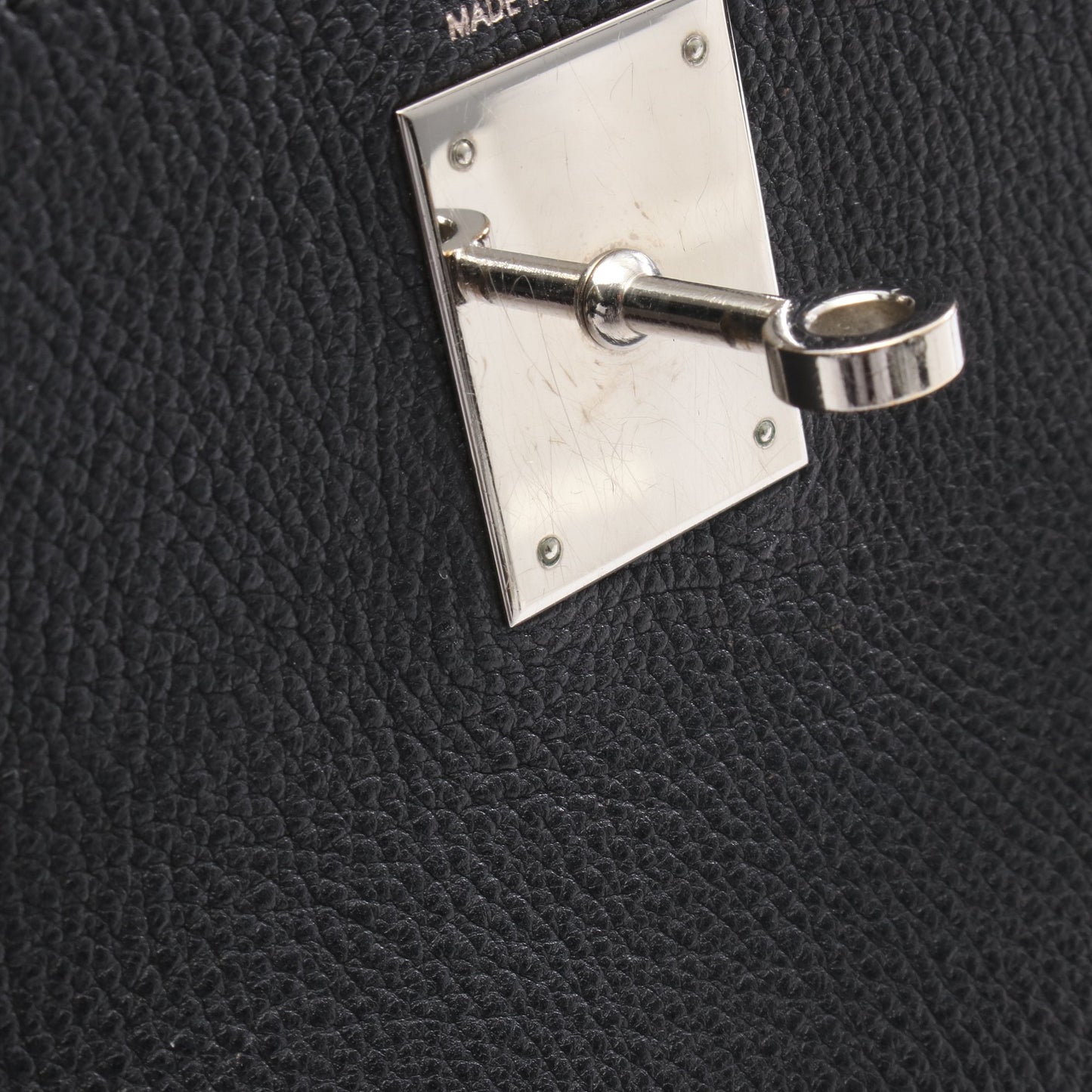 ケリー32 ハンドバッグ トゴ ブラック シルバー金具 内縫い 2WAY □E刻印 エルメス バッグ HERMES