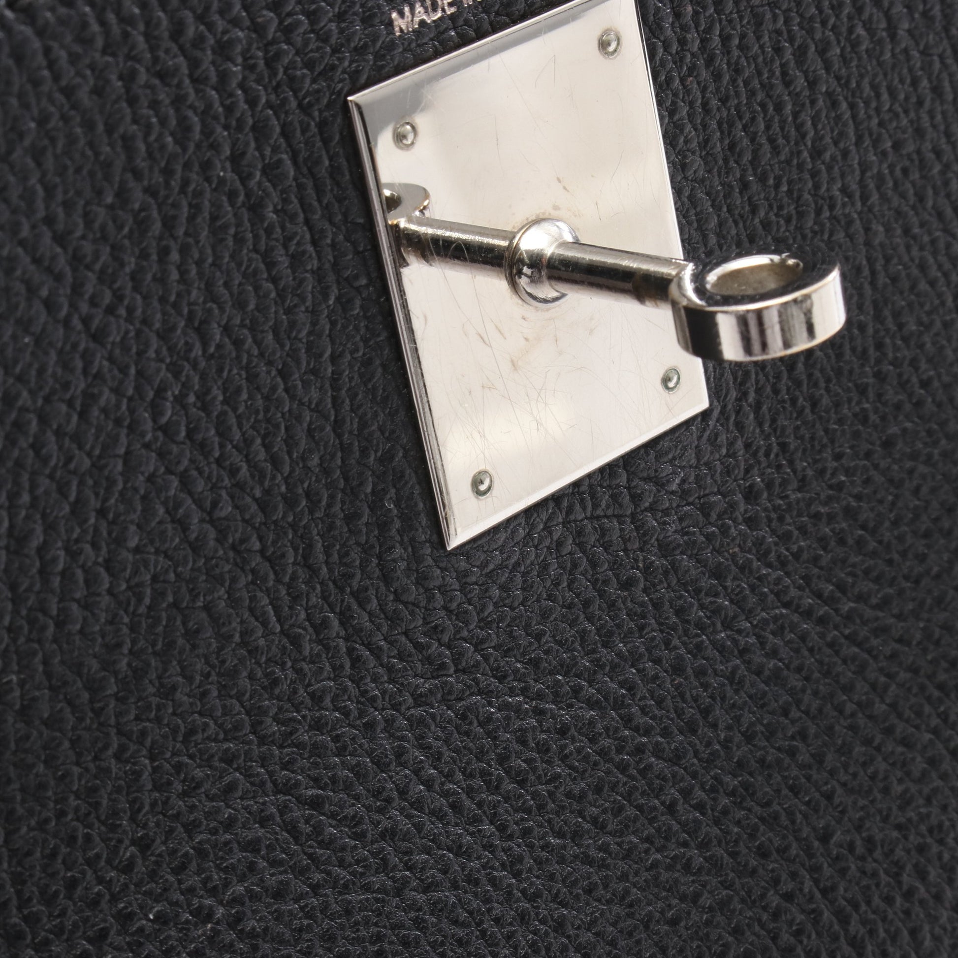 ケリー32 ハンドバッグ トゴ ブラック シルバー金具 内縫い 2WAY □E刻印 エルメス バッグ HERMES