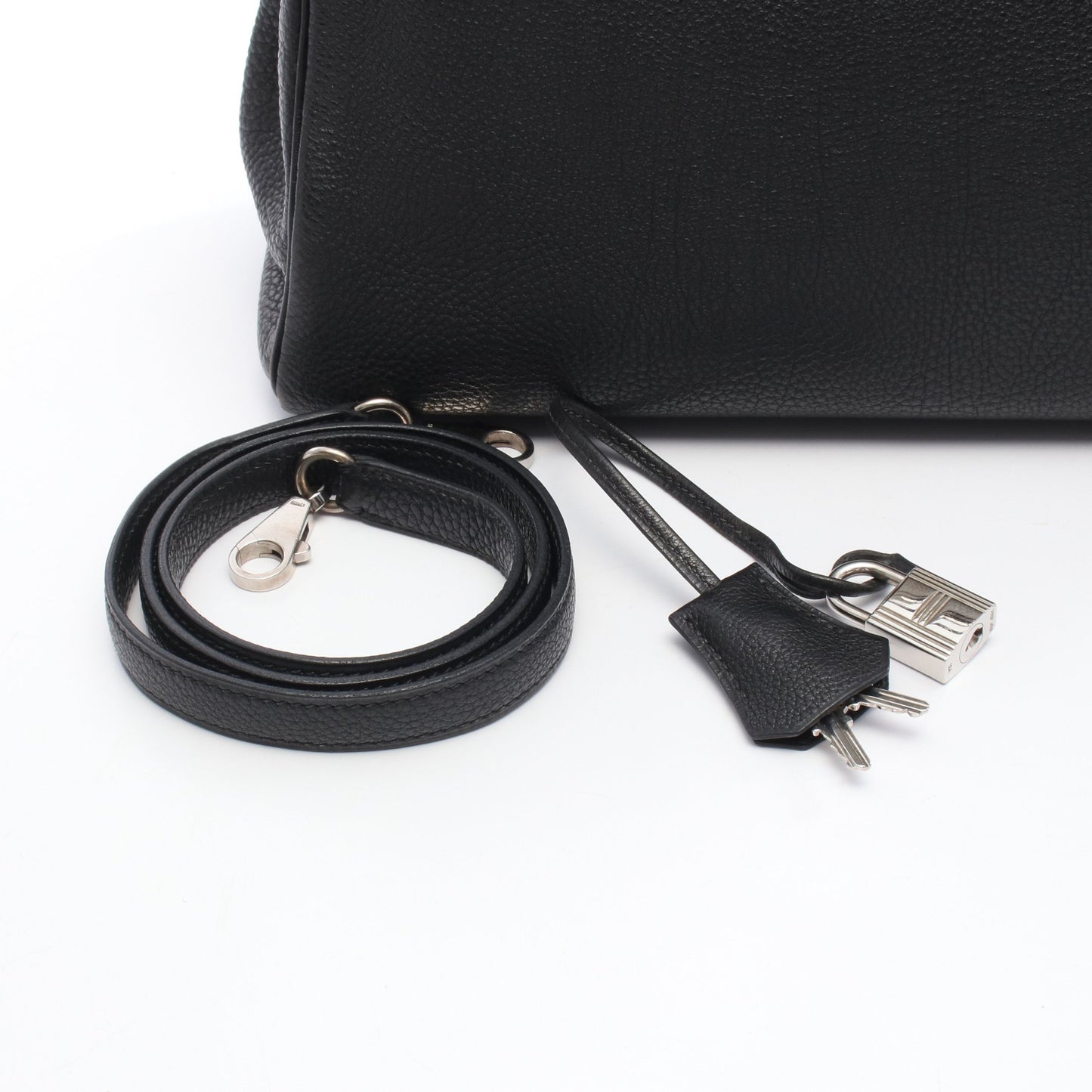 ケリー32 ハンドバッグ トゴ ブラック シルバー金具 内縫い 2WAY □E刻印 エルメス バッグ HERMES