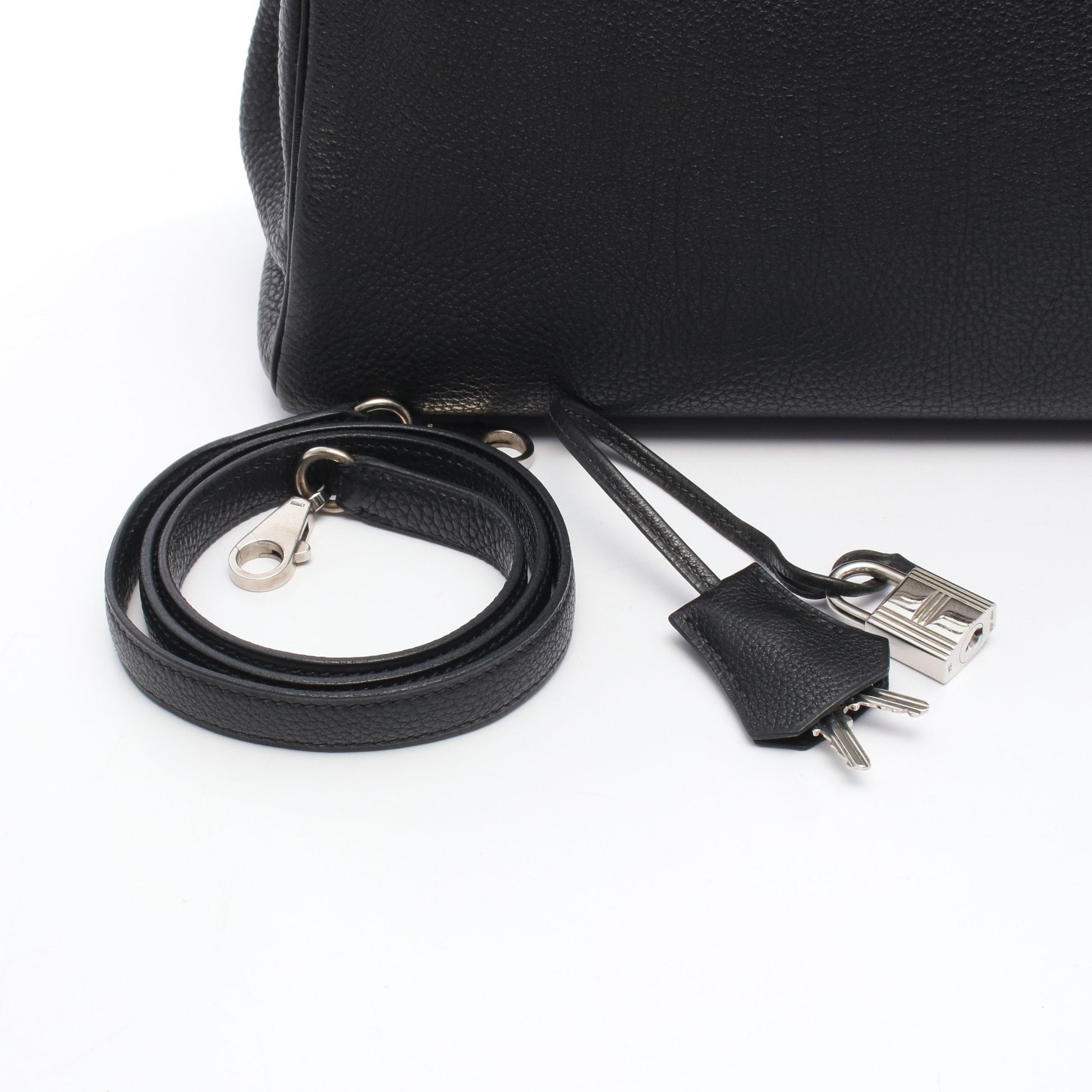 ケリー32 ハンドバッグ トゴ ブラック シルバー金具 内縫い 2WAY □E刻印 エルメス バッグ HERMES