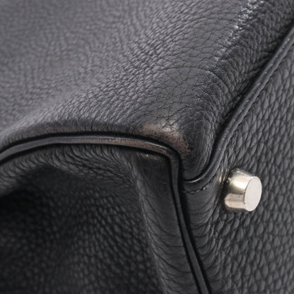 ケリー32 ハンドバッグ トゴ ブラック シルバー金具 内縫い 2WAY □E刻印 エルメス バッグ HERMES