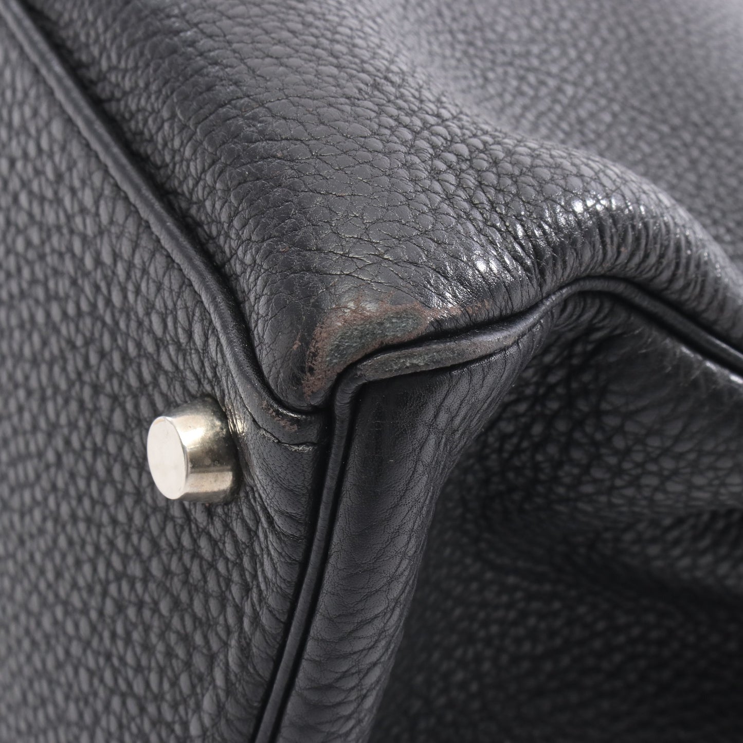 ケリー32 ハンドバッグ トゴ ブラック シルバー金具 内縫い 2WAY □E刻印 エルメス バッグ HERMES