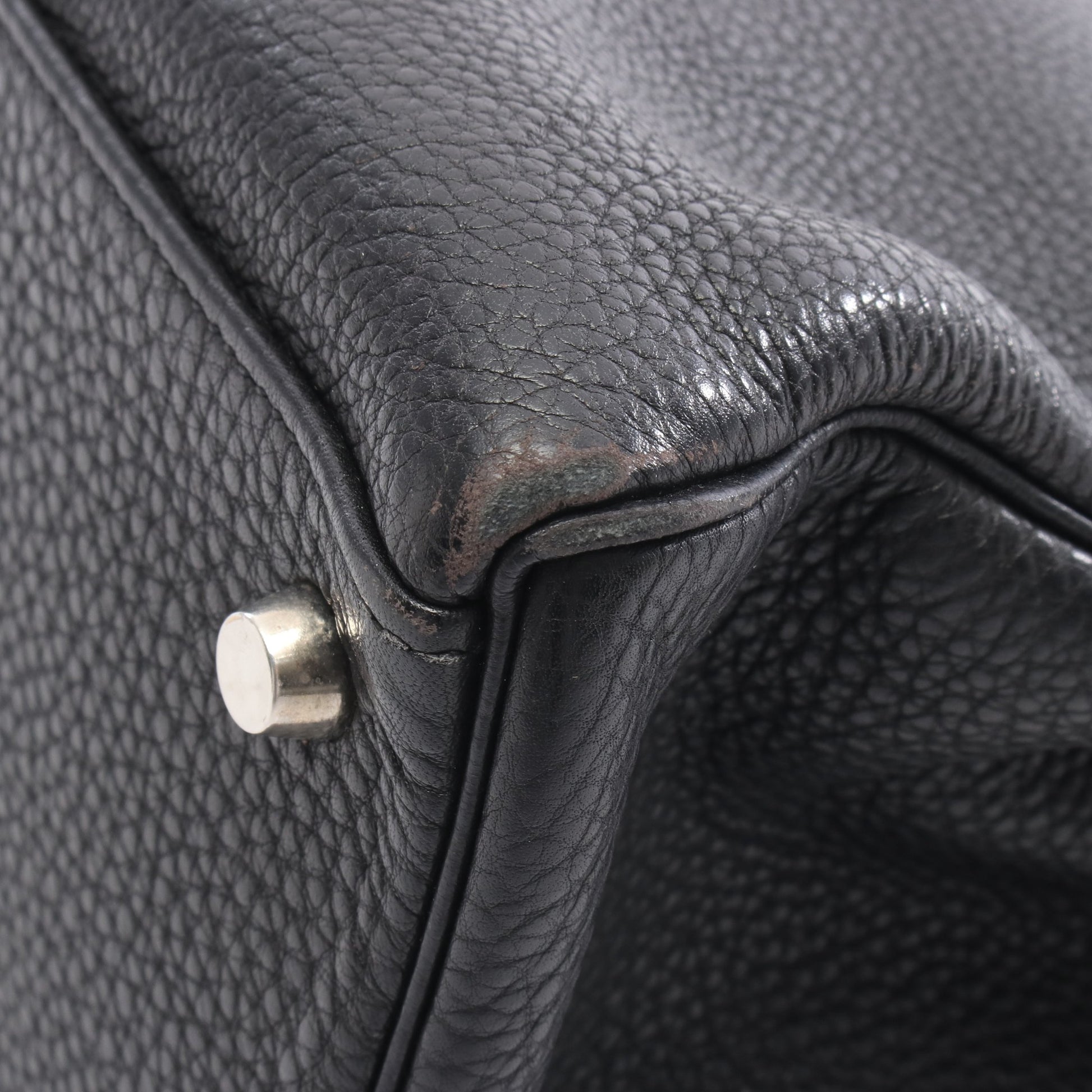 ケリー32 ハンドバッグ トゴ ブラック シルバー金具 内縫い 2WAY □E刻印 エルメス バッグ HERMES