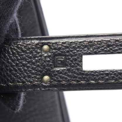 ケリー32 ハンドバッグ トゴ ブラック シルバー金具 内縫い 2WAY □E刻印 エルメス バッグ HERMES