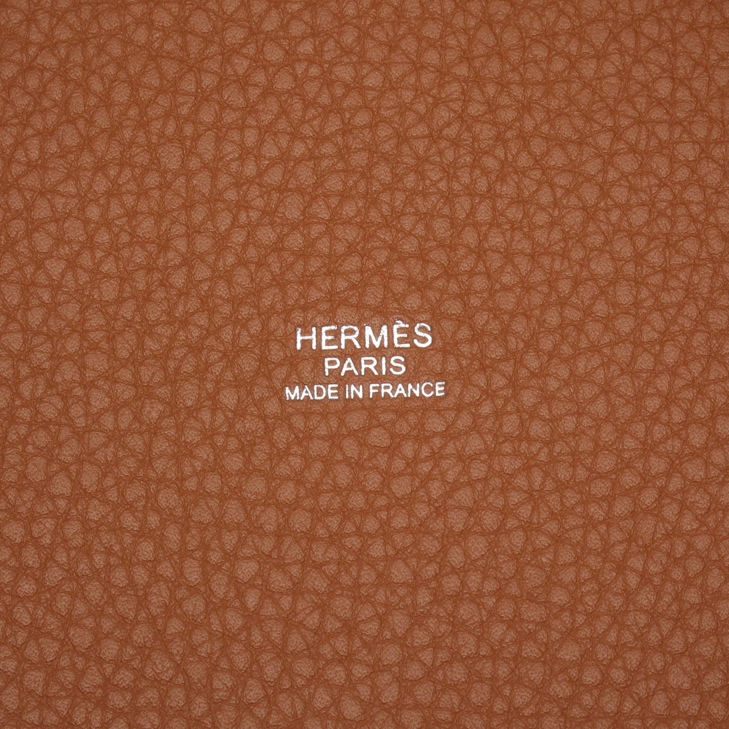 ピコタンロックPM ゴールド ハンドバッグ トリヨンクレマンス ブラウン シルバー金具 K刻印 エルメス バッグ HERMES