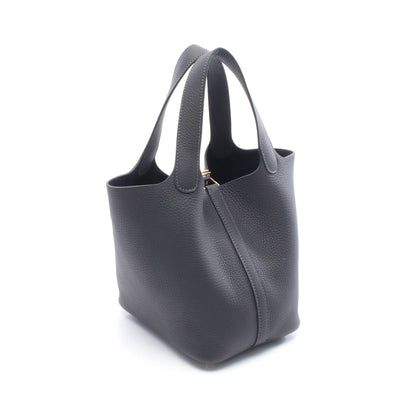 ピコタンロックPM キャバン ハンドバッグ トリヨンクレマンス ダークネイビー ゴールド金具 K刻印 エルメス バッグ HERMES