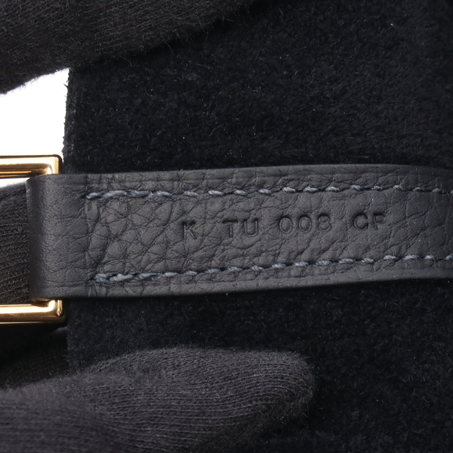 ピコタンロックPM キャバン ハンドバッグ トリヨンクレマンス ダークネイビー ゴールド金具 K刻印 エルメス バッグ HERMES