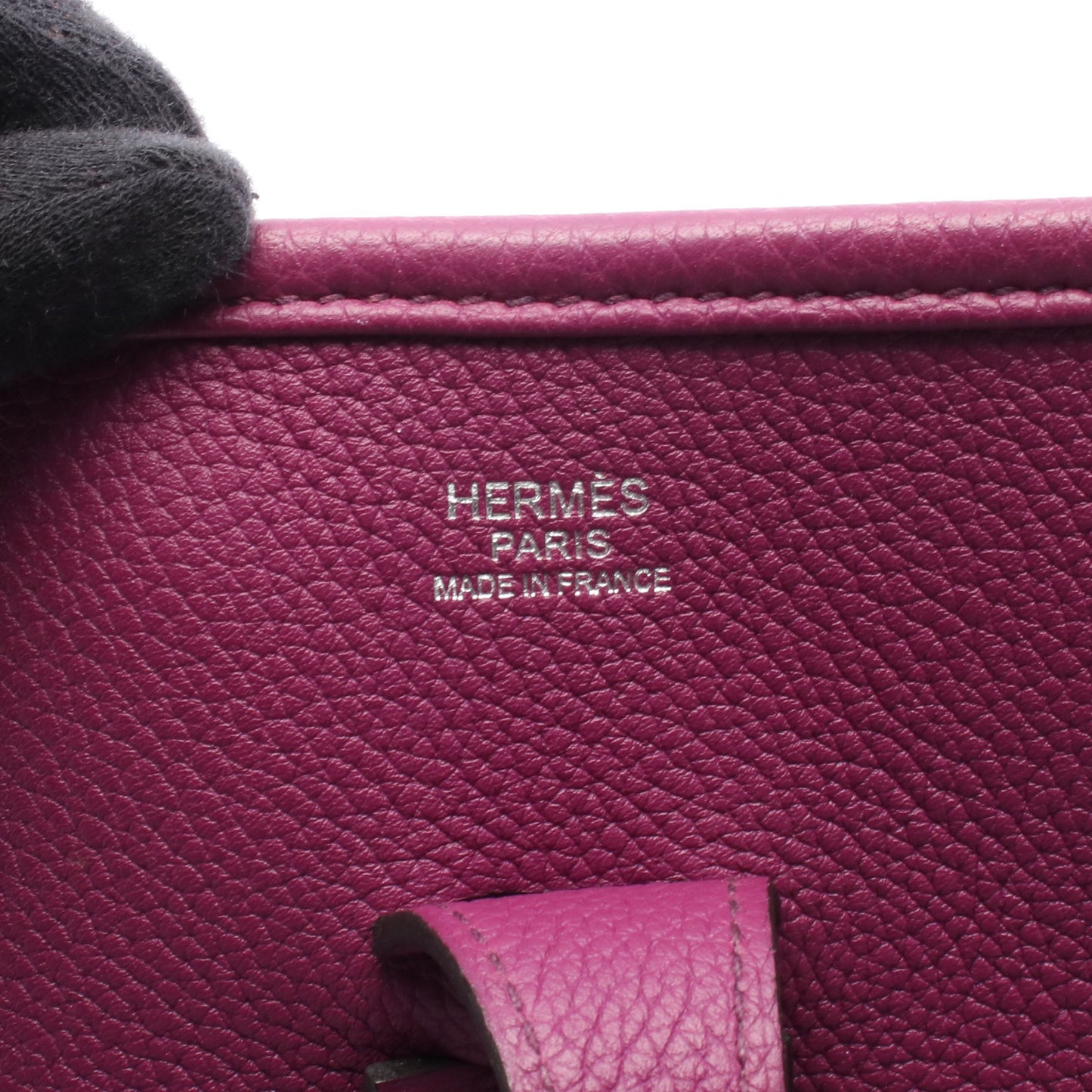 エヴリン 3 トロワ PM アネモネ ショルダーバッグ トリヨンクレマンス パープル シルバー金具 D刻印 エルメス バッグ HERMES