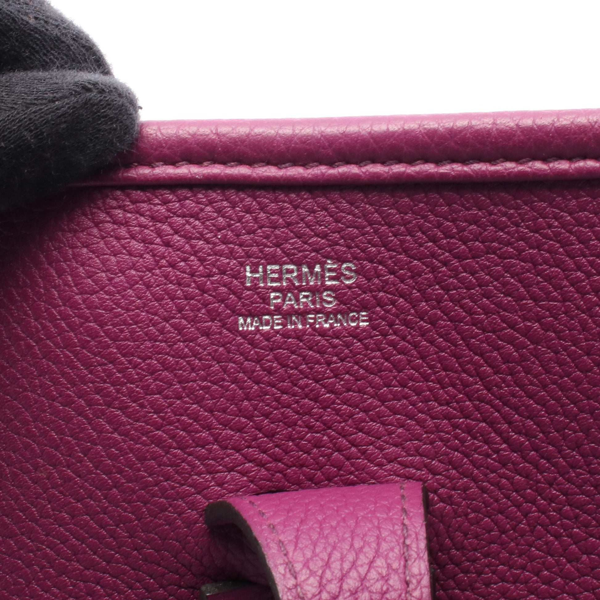 エヴリン 3 トロワ PM アネモネ ショルダーバッグ トリヨンクレマンス パープル シルバー金具 D刻印 エルメス バッグ HERMES
