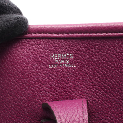エヴリン 3 トロワ PM アネモネ ショルダーバッグ トリヨンクレマンス パープル シルバー金具 D刻印 エルメス バッグ HERMES