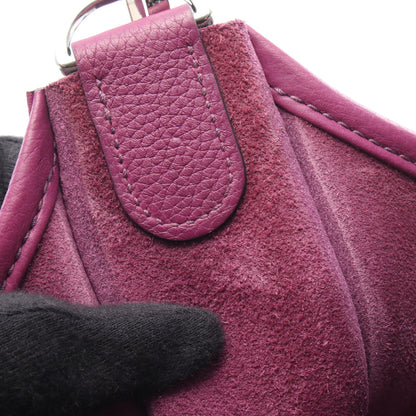 エヴリン 3 トロワ PM アネモネ ショルダーバッグ トリヨンクレマンス パープル シルバー金具 D刻印 エルメス バッグ HERMES