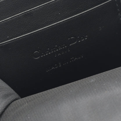 LADY DIOR レディディオール フォンホルダー ハンドバッグ レオパード レザー ピンクパープル ブラック 2WAY クリスチャンディオール バッグ Christian Dior