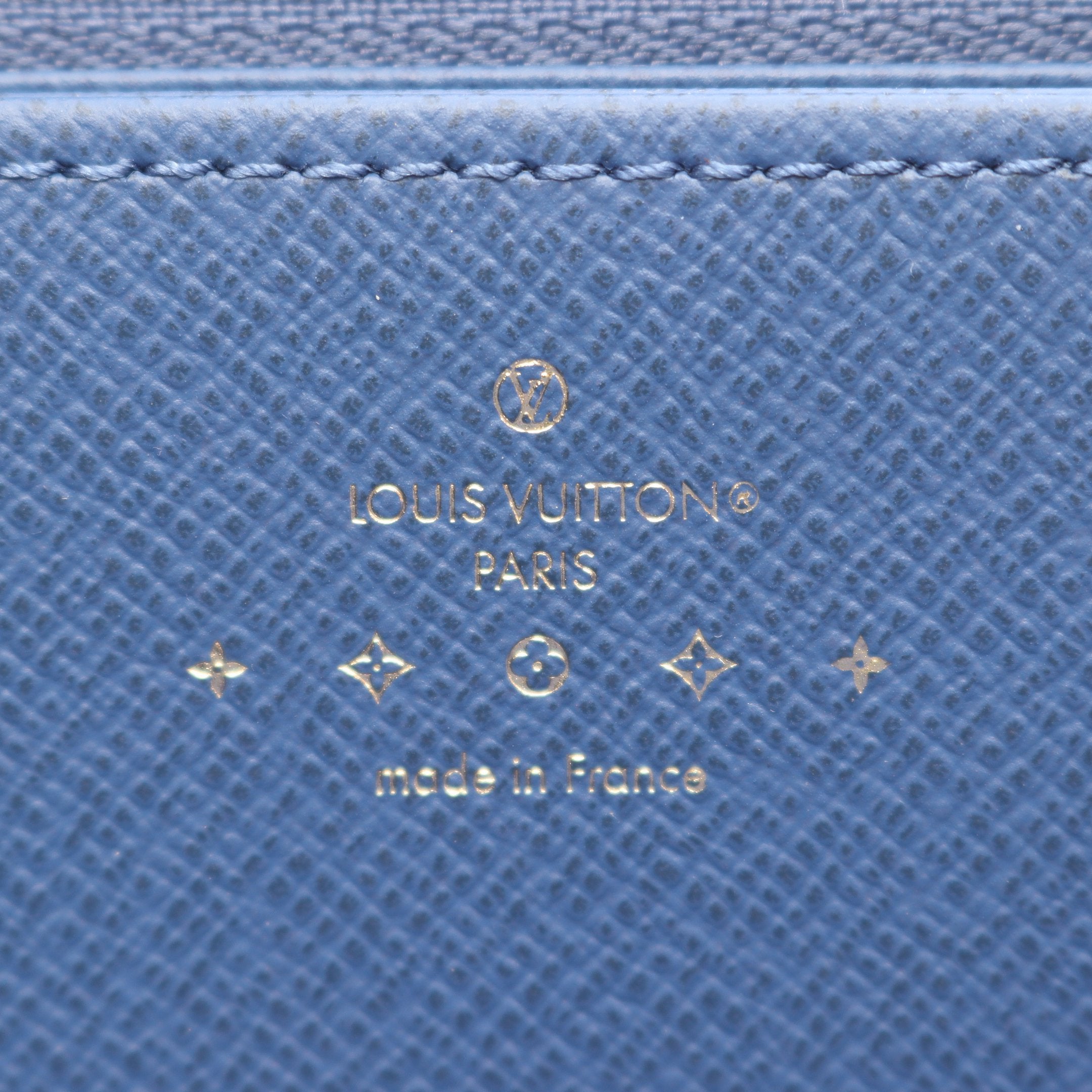 ジッピーウォレット LVリミックス モノグラムデニム ラウンド