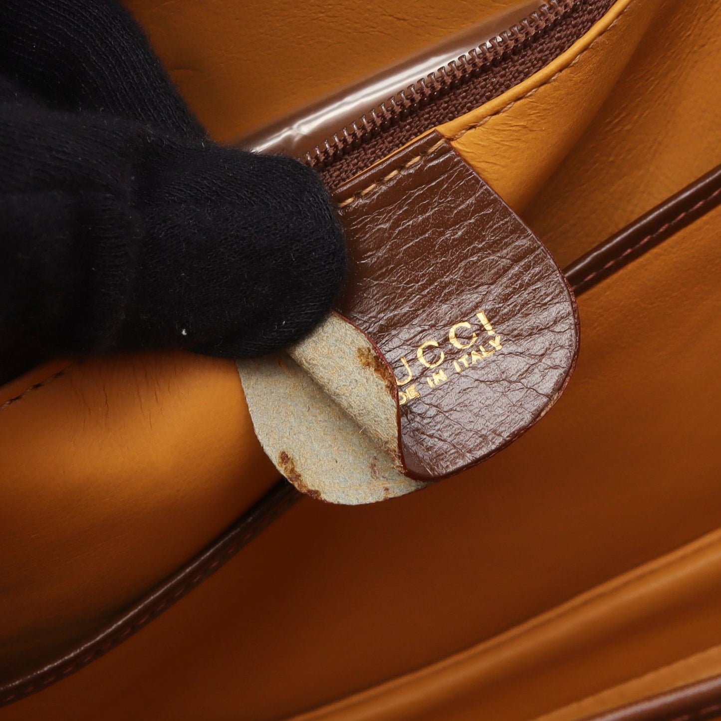 バンブー ハンドバッグ レザー ブラウン 2WAY グッチ バッグ GUCCI