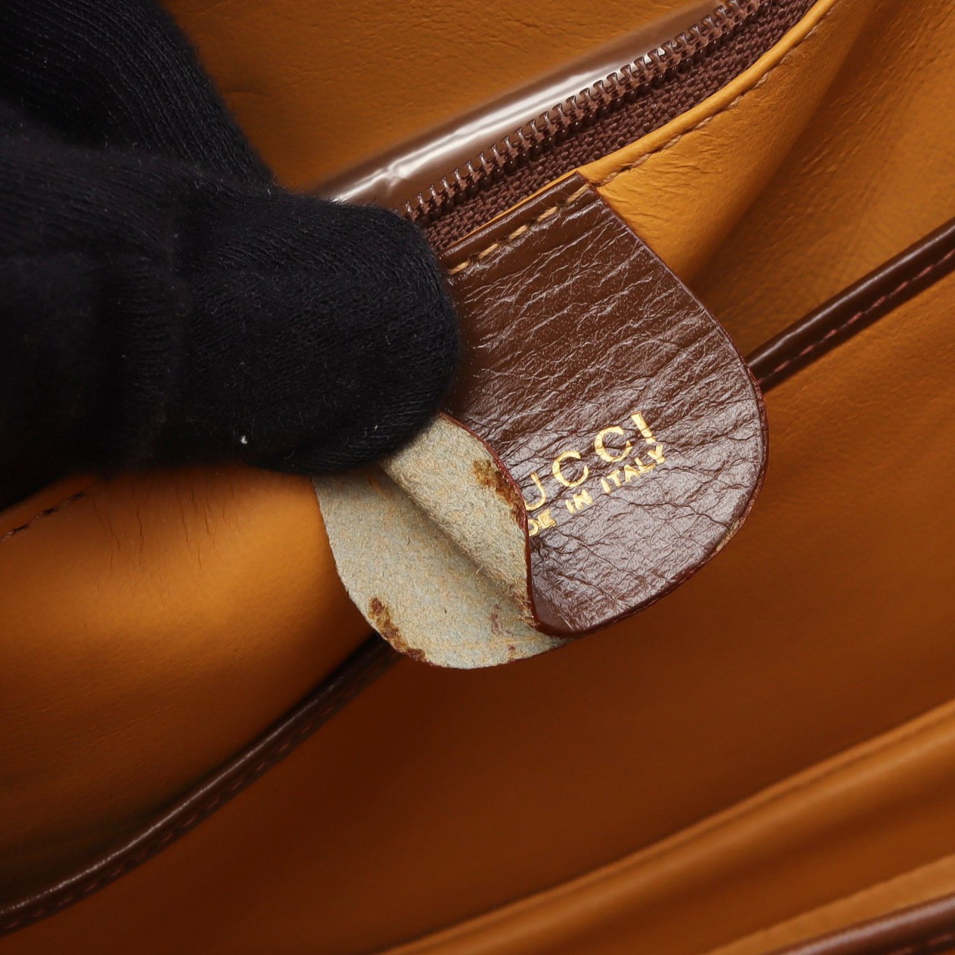 バンブー ハンドバッグ レザー ブラウン 2WAY グッチ バッグ GUCCI