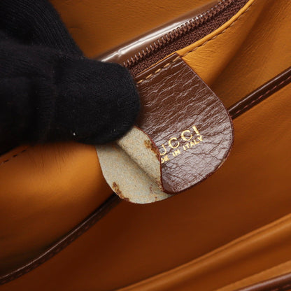 バンブー ハンドバッグ レザー ブラウン 2WAY グッチ バッグ GUCCI