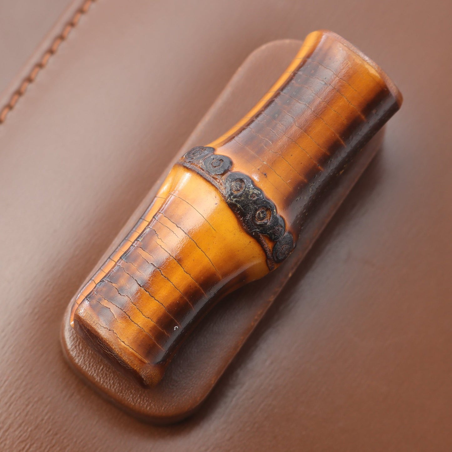 バンブー ハンドバッグ レザー ブラウン 2WAY グッチ バッグ GUCCI