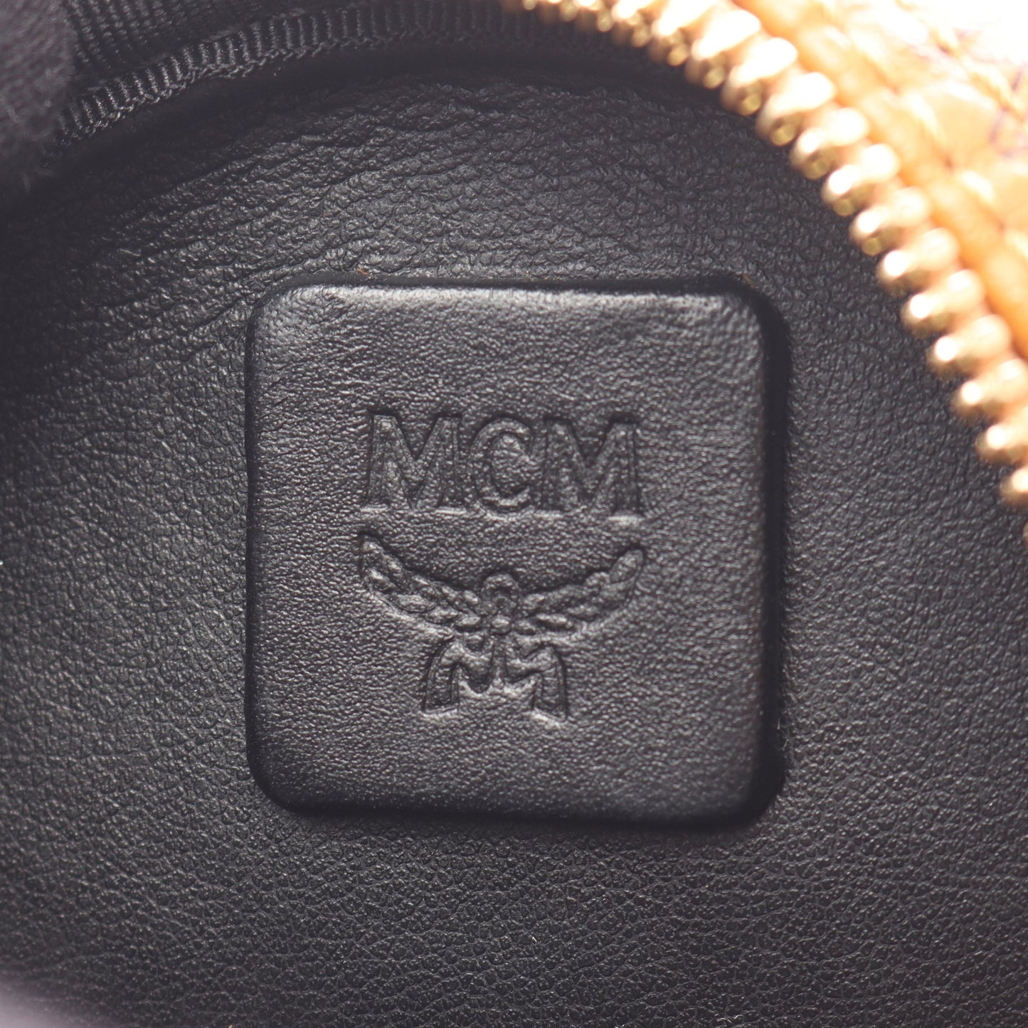 ヴィセトス バックパック リュックサック PVC レザー ライトブラウン スタッズ エムシーエム バッグ MCM