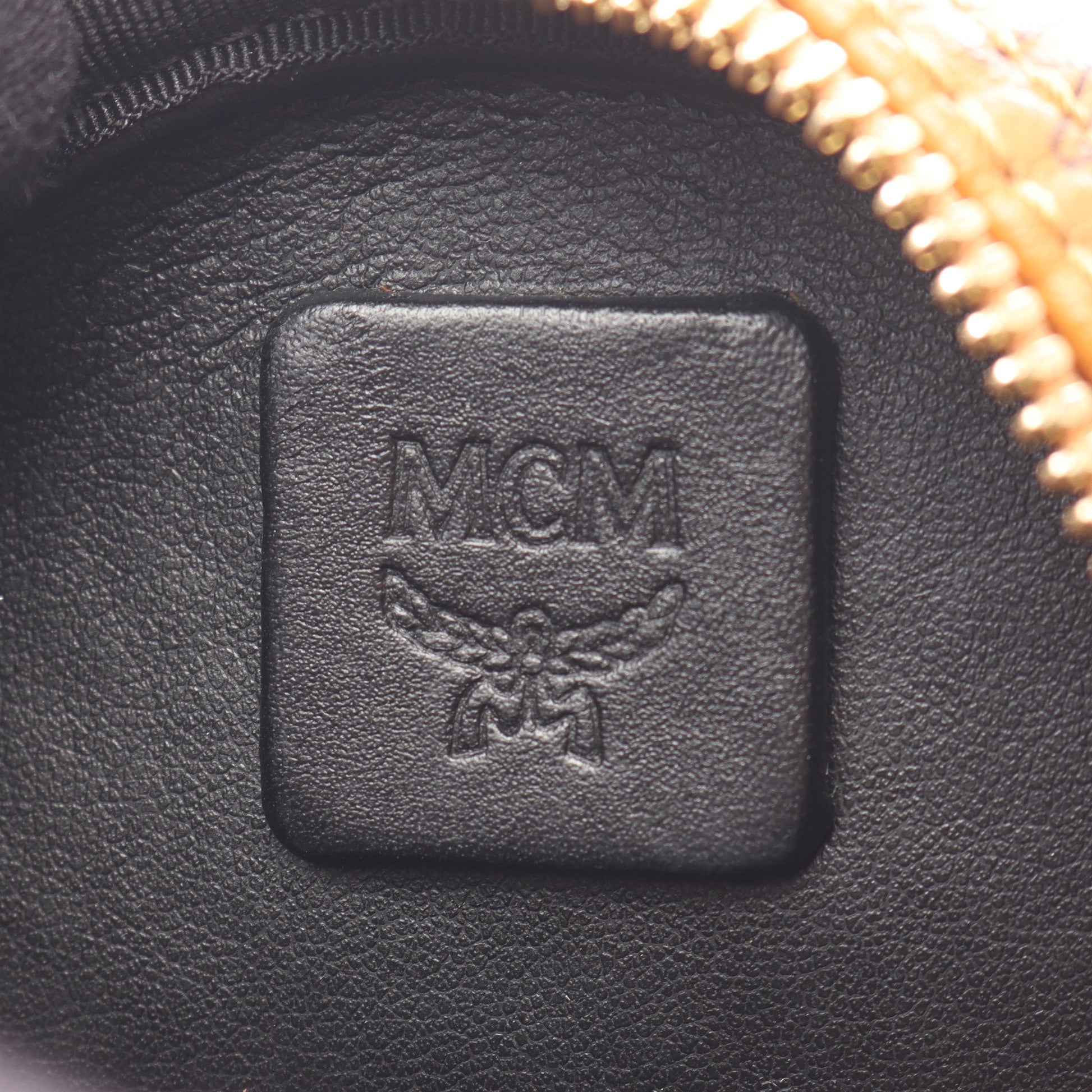 ヴィセトス バックパック リュックサック PVC レザー ライトブラウン スタッズ エムシーエム バッグ MCM