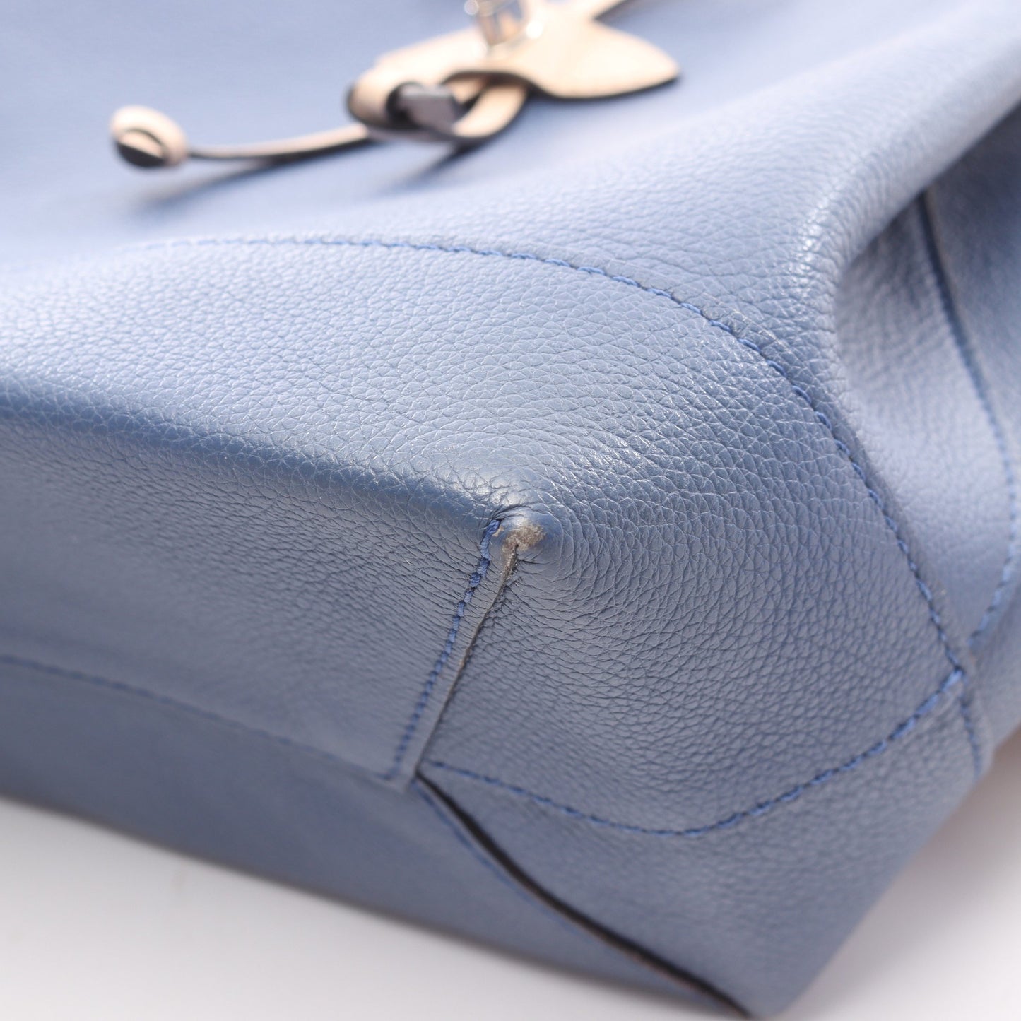 ロックミー バックパック リュックサック レザー ブルー ベージュ ルイヴィトン バッグ LOUIS VUITTON