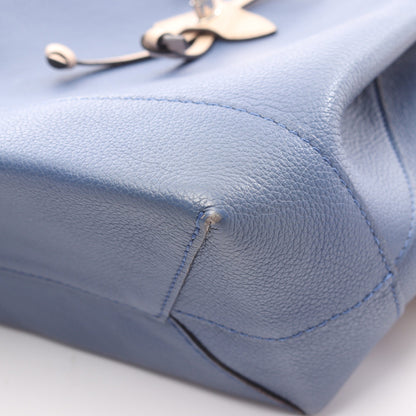 ロックミー バックパック リュックサック レザー ブルー ベージュ ルイヴィトン バッグ LOUIS VUITTON