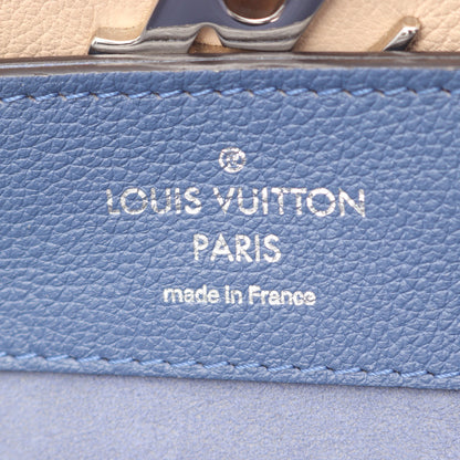 ロックミー バックパック リュックサック レザー ブルー ベージュ ルイヴィトン バッグ LOUIS VUITTON