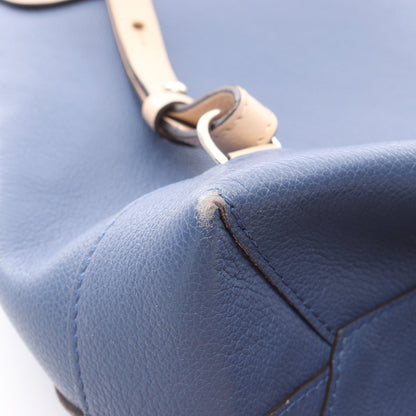 ロックミー バックパック リュックサック レザー ブルー ベージュ ルイヴィトン バッグ LOUIS VUITTON