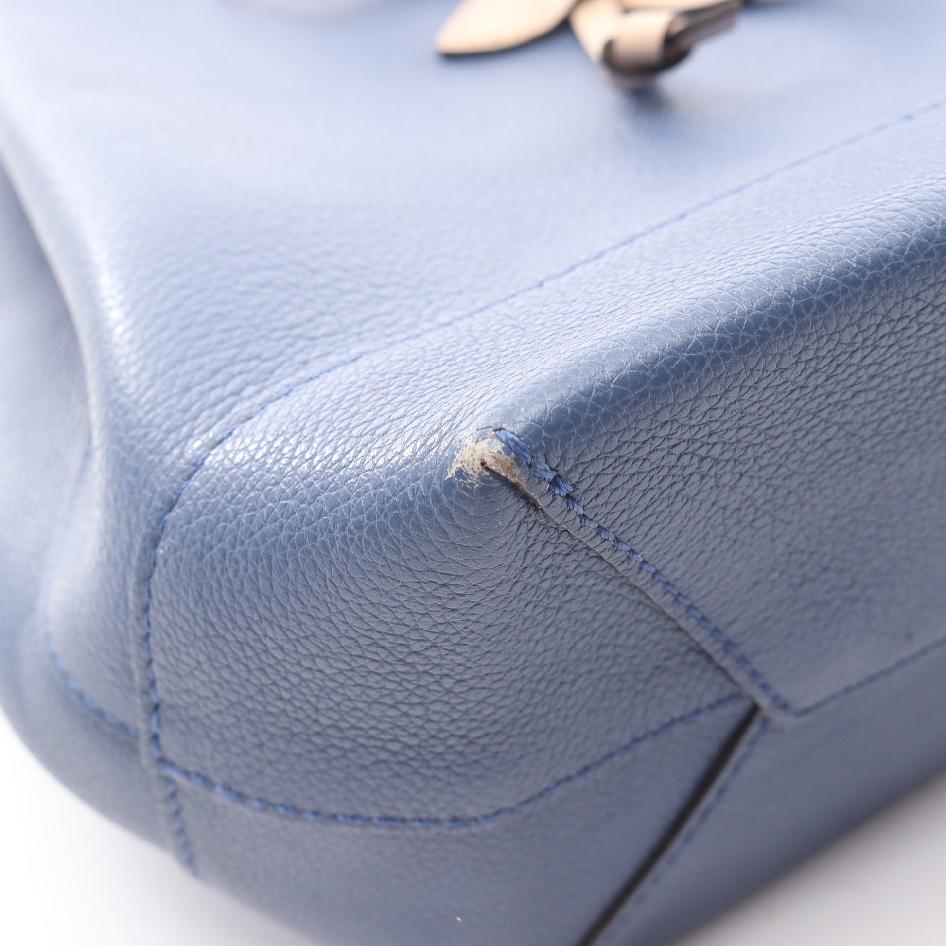 ロックミー バックパック リュックサック レザー ブルー ベージュ ルイヴィトン バッグ LOUIS VUITTON