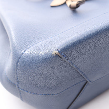 ロックミー バックパック リュックサック レザー ブルー ベージュ ルイヴィトン バッグ LOUIS VUITTON