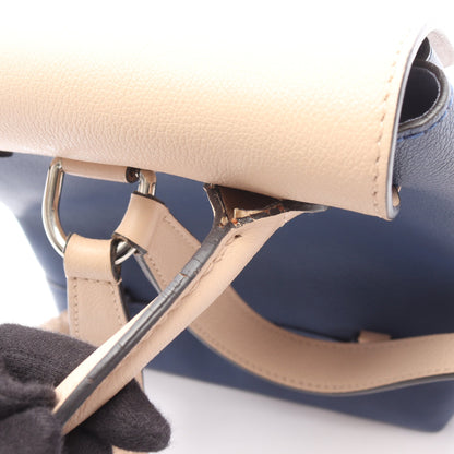 ロックミー バックパック リュックサック レザー ブルー ベージュ ルイヴィトン バッグ LOUIS VUITTON