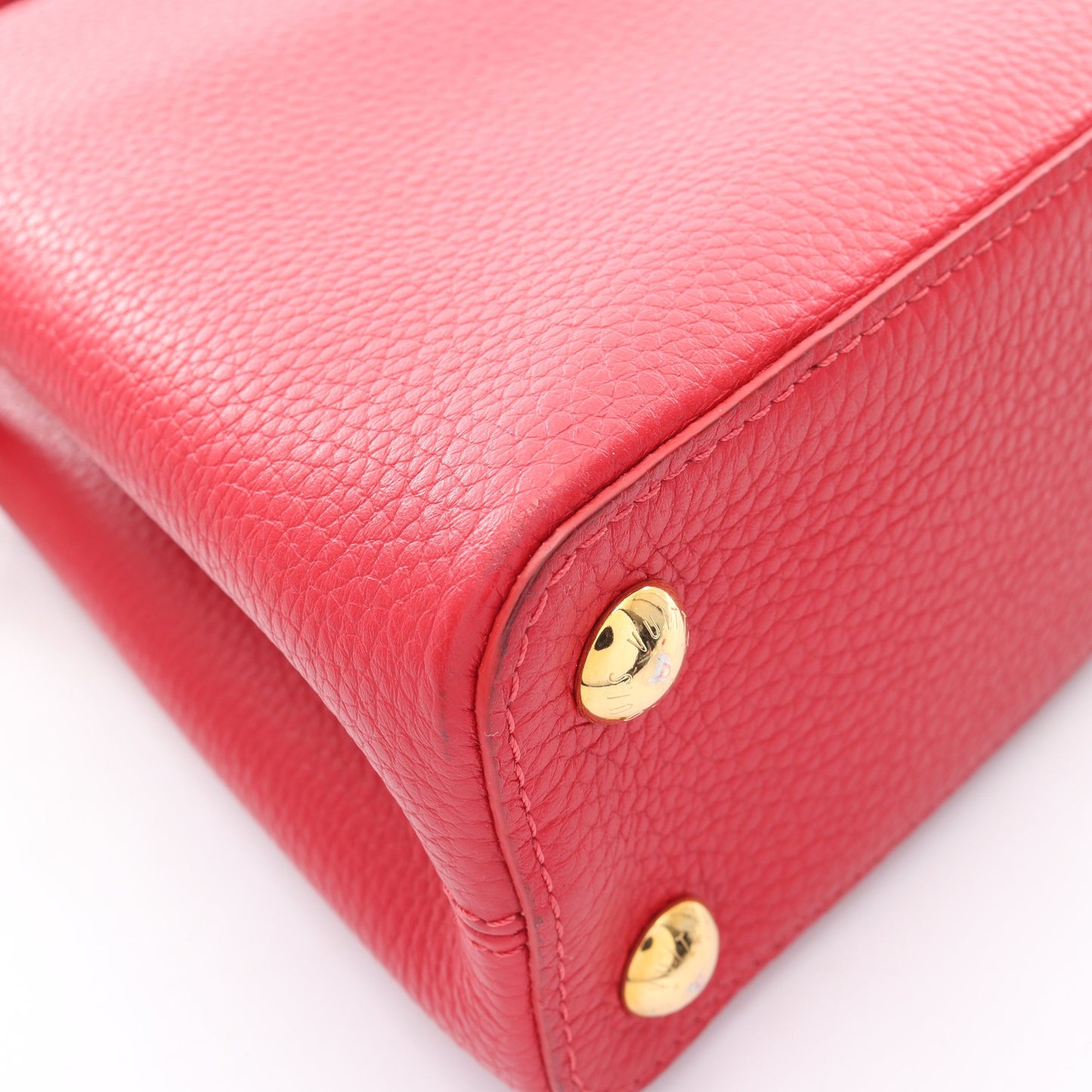 カプシーヌBB スカーレット ハンドバッグ トリヨンレザー レッド 2WAY ルイヴィトン バッグ LOUIS VUITTON