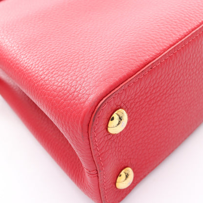 カプシーヌBB スカーレット ハンドバッグ トリヨンレザー レッド 2WAY ルイヴィトン バッグ LOUIS VUITTON